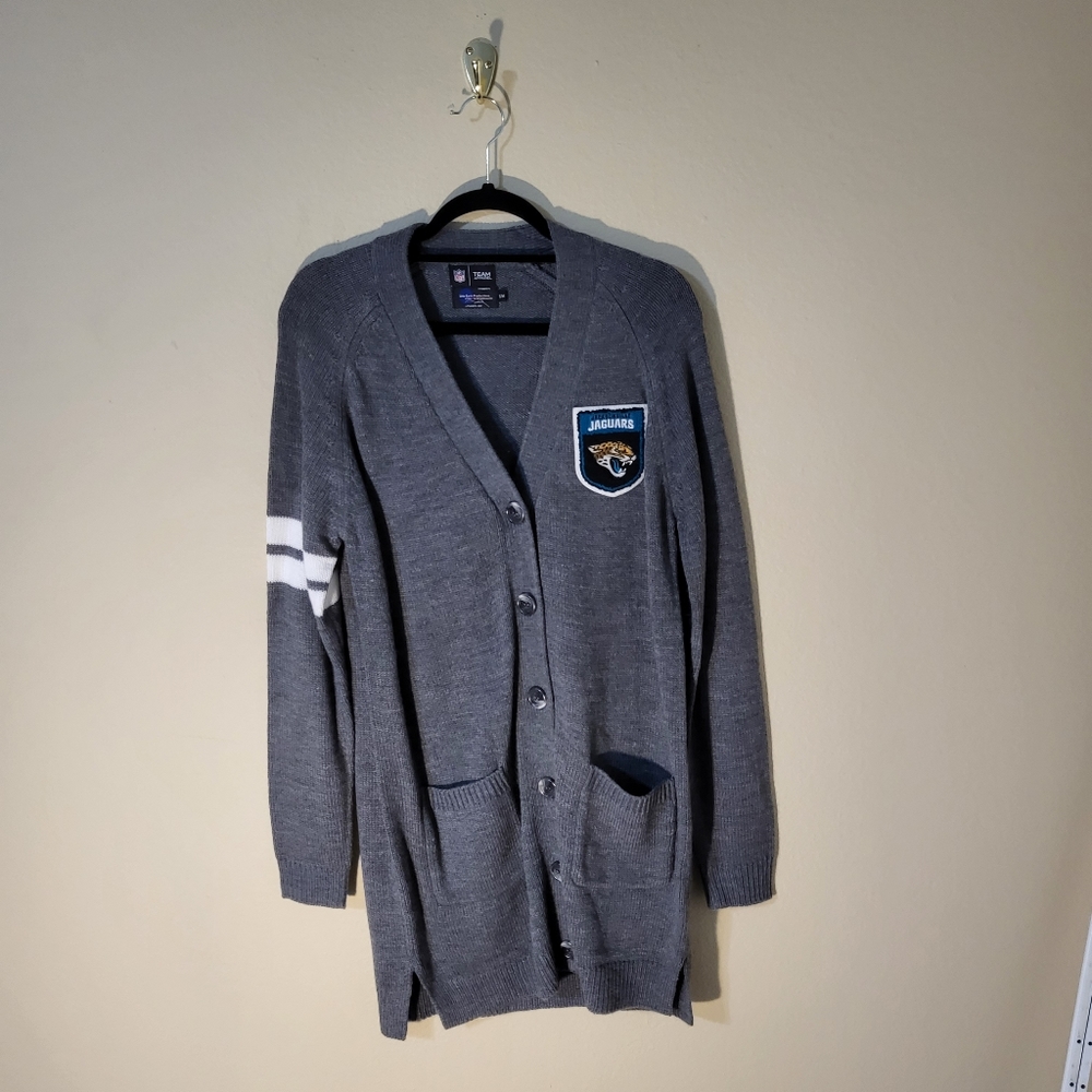 NFL Jaguars cardigan women's size medium